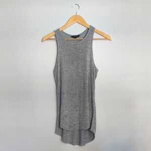 Banana Republic XS Gray High-Low Tank Top